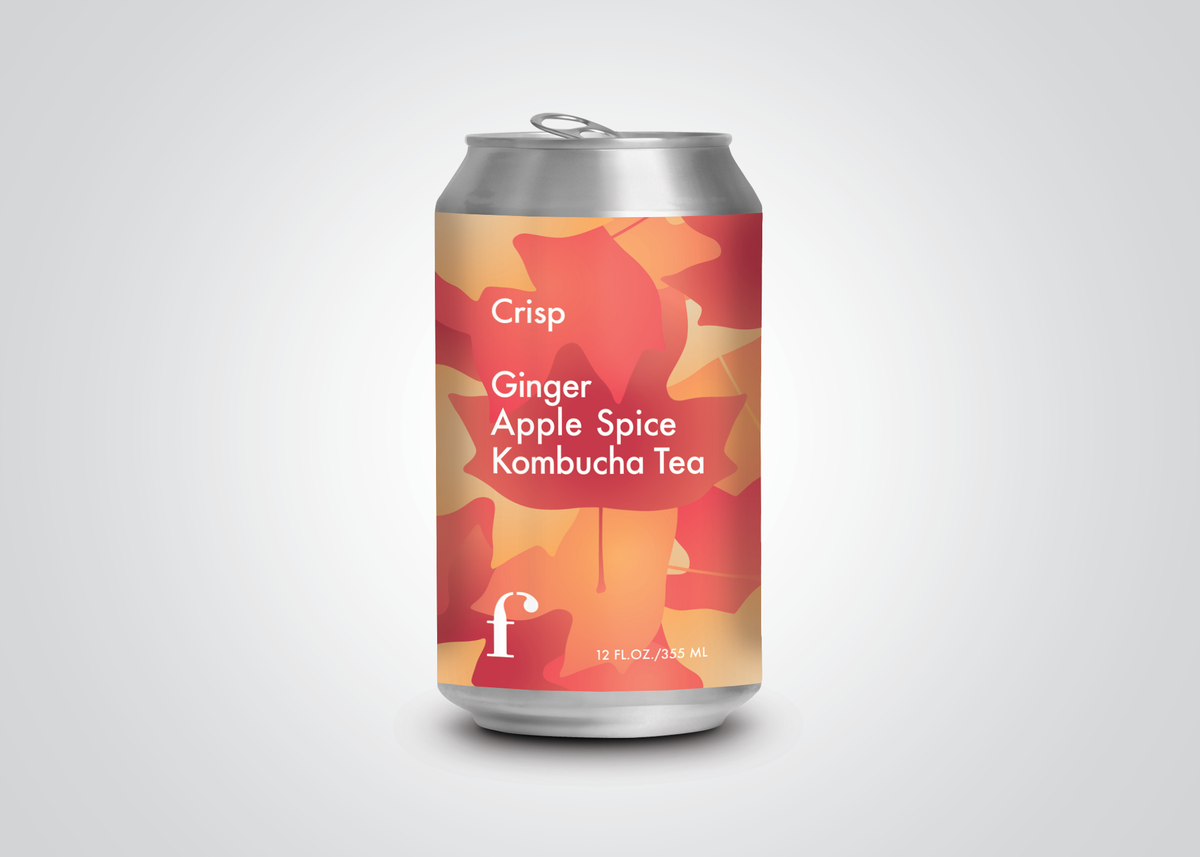 LIMITED RELEASE "Crisp" Ginger Apple Spice Kombucha