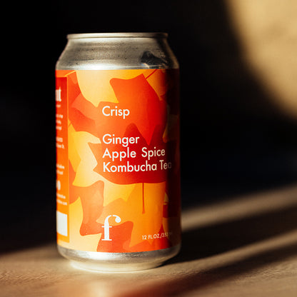 LIMITED RELEASE "Crisp" Ginger Apple Spice Kombucha